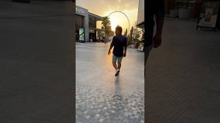 Sunset 🌅 at JBR beach 🏝️ #shorts #shortsfeed #youtubeshorts #jbrbeach #uae #rap