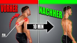 SCHULTERPROBLEME & KÖRPERHALTUNG in 10 Min verbessern (DAILY ROUTINE)