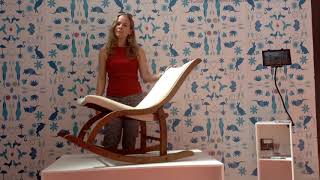 V's Rocker   Foldable rocking chair at Milan Furniture Fair