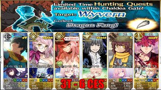 [ FGO NA ] Hunting Quest Part 12 Day 2 90+  : Wyvern Hunt 6 Bonus CES Farming Comp ( No Plug )