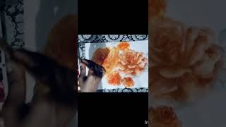 How To Make Water Colour Roses!! How To Do Loose Watercolour In Roses!!#shorts #youtube#short