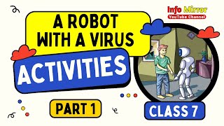 Class 7 | English | A Robot with a Virus | Activities | Part 1