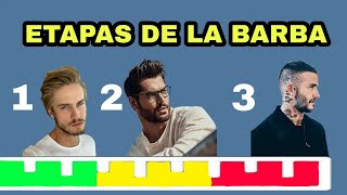 Etapas del CRECIMIENTO de la BARBA a lo largo de los años !