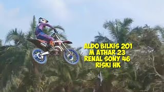 Semua memanas di hari pertam Aldo bilkis 201 M Athar 23 grasstrack circuit Rio pemutuih