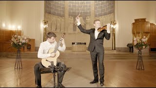 Niccolo Paganini: Sonata for violin and guitar op. 3, Nr. 6 (Sebastian Bohren & Aljaž Cvirn)