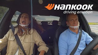 Hankook Taxi: Marietta and Matthias riding in peace