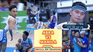 4TH QTR GAME: ABRA VS MANILA | UNEXPECTED!😲 MANILA TINAMBAKAN NG ABRA MULA 1ST QTR | MPBL