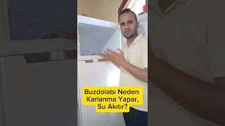 Herkese merhaba buzdolabında karlanma veya su akıtma sorununu yaşamayan aile yoktur, Takipte Kalin 😊