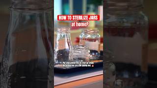 Want to preserve homemade goods for a long time?🥫Then sterilize properly! #sterilization #diy #jam