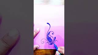 How to draw simple kalka design part-1 । simple mehndi design #drawing #painting #shorts