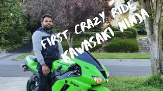 First crazy  ride on Kawasaki !Ninja (Melbourne Australia)