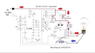 ОБЗОР САМОДЕЛЬНОГО СТАБИЛИЗАТОРА ТОКА И НАПРЯЖЕНИЯ НА МИКРОСХЕМЕ TL494