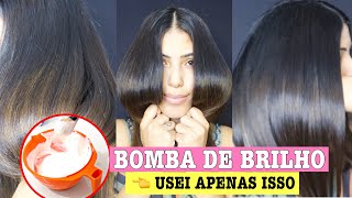 BOMBA DE BRILHO CAPILAR|RECEITA CASEIRA