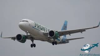 Frontier Airlines A320-251N [N341FR] -- UHD 4K