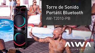 Torre de Sonido Línea Ring AW-T2010-PB | AIWA ELECTRONICS