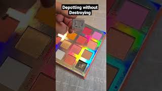 Depotting Palettes into Single Eyeshadows #singleeyeshadows