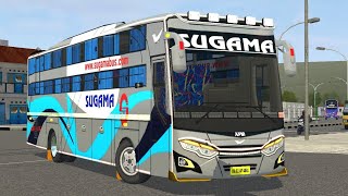 SUGAMA TOURIST VEERA V7 JET BUS LIVERY FOR BUSSID !