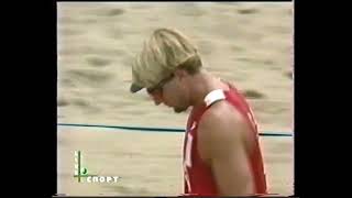 #Beachvolleyball 1998. Goodwill Games.  New York. SEMIFINAL. Prosser/Zahner AUS - Kiraly/Johnson