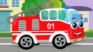 🌈 Школа кролика Бобо – 🚒 Машинки-помощники 🚑 Специальный транспорт  – Развивающие песенки для детей