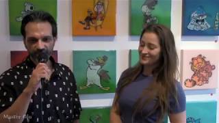 Interview with Artist Kira Lee at Her Cartoons and Characters Artshow