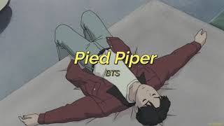 ⌜english lyrics⌟ bts ↬ pied piper