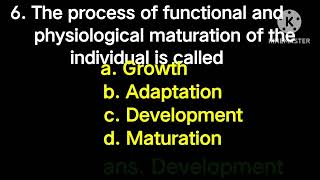 ICDS supervisor exam preparation. Social work growth and development.