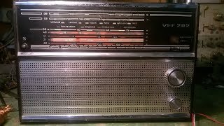 VEF 202  FM приемник,  планка FM (пробная модель)