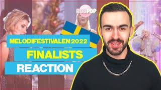 🇸🇪 MELODIFESTIVALEN 2022 FINAL | FIRST TIME REACTION