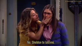 The Big Bang Theory. T05E19. "Y así es como una chica hace una escena.!"