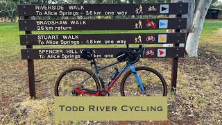 Cycling the driest river ever!!  Cycling the Todd River - Alice Springs, NT, Australia #cycling