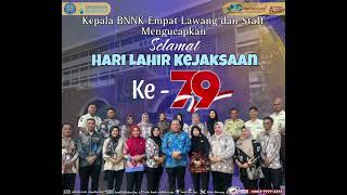 Selamat Hari Lahir Kejaksaan ke 79 🙏#indonesiabersihnarkoba #indonesiabersinar #indonesiadrugsfree