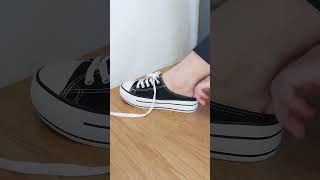 Sepatu Sekolah Sneakers | Kasual Tali Kanvas | SPT-07 #shorts #shortvideo