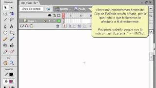 (curso macromedia flash 8) 19-Crear un Clip Vacío