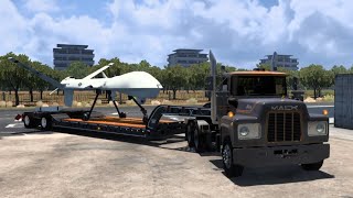 ✅ MOD CARGA ESPECIAL de DRON ESPIA con la LEYENDA de MACK 💥 ATS 1.49 GAMEPLAY PC ✅ GRAFICOS ULTRA 💥