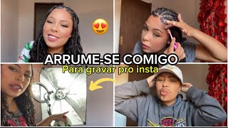 ARRUME-SE COMIGO PARA GRAVAR CONTEÚDO 🎥💖 “look, acessórios, maquiagem e cabelo”