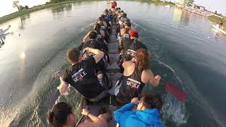 Canadian National Dragon Boat Championships 2017: Race 52 - 200m U24 Mixed Heat - Iron Dragons Blue