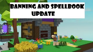 Banning and Spellbook UPDATE ll Roblox Islands