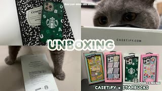 Unbox 📦 CASETiFY+STARBUCKS case for iphone 13 pro max