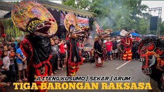 Tiga Barongan Raksasa ‼️ Jaranan Kudo Kencono Live Jagalan Kota Kediri