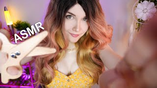 АСМР 💛 Уход за тобой деревянными предметами 🌳(Макияж, Стрижка ) 💄💆‍♂️ ASMR care for you with wood