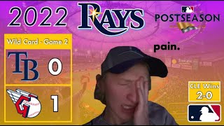 Tampa Bay Rays Fan REACTS to Wild Card, Game 2 vs. Cleveland Guardians | 2022 MLB Postseason