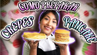 Masas liquidas de 👉CREPES y PANCAKE en menos de 5 min !!!!😋