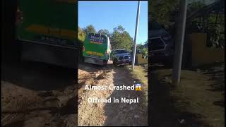 Near Miss #nepal #toyota #attitude_whatsapp_status #toyotahilux #offroad  #shorts #crash