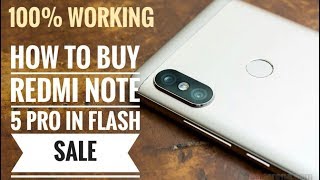 100% Working* | Trick to buy Redmi note 5 pro in FLASH SALE  | (HINDI)