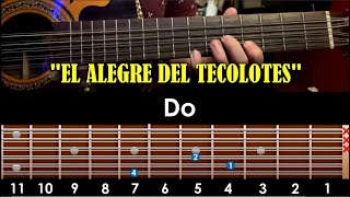 El Alegre del Tecolotes - Acordes Básicos - Bajo sexto / Bajo quinto