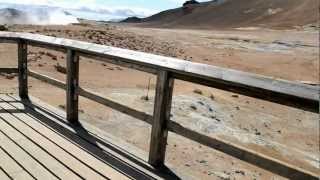 Quick Clip of Mud Pots and Steam Vents in Iceland