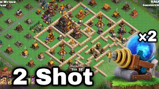 Easy 2 Shot Capital Peak In Clan Capital | New Clan Capital Attack Strategy