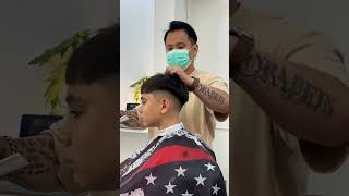 Im not pro ❌ but im fast ✅ #barber #midfade #texturedhair #croptop