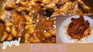 Receta de patitas de pollo 🐔