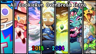 All Cookie Run OvenBreak Intro Compilation (Up to Mint Wafer Cookie)